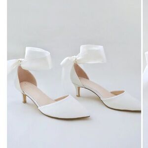 Kailee P Farah Kitten Heel -  Wedding Shoe